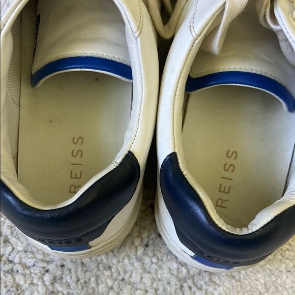 🎄3 for $25🎄 Reiss Ashley Leather Low Top Sneakers - Picture 6 of 12